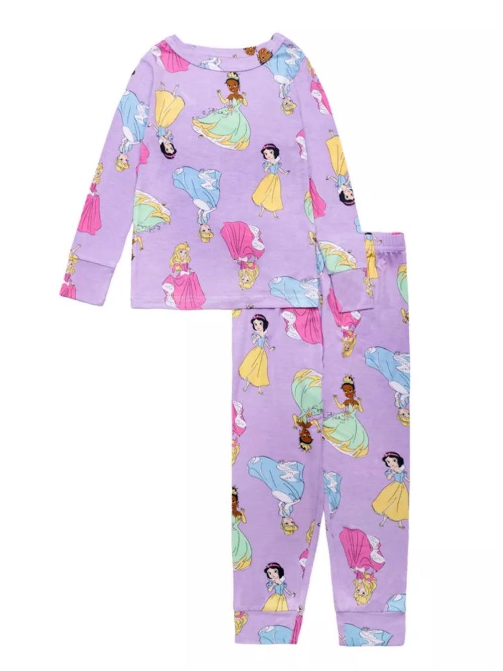 Disney' Purple Princess Print Pajama Set NWT size 18 months